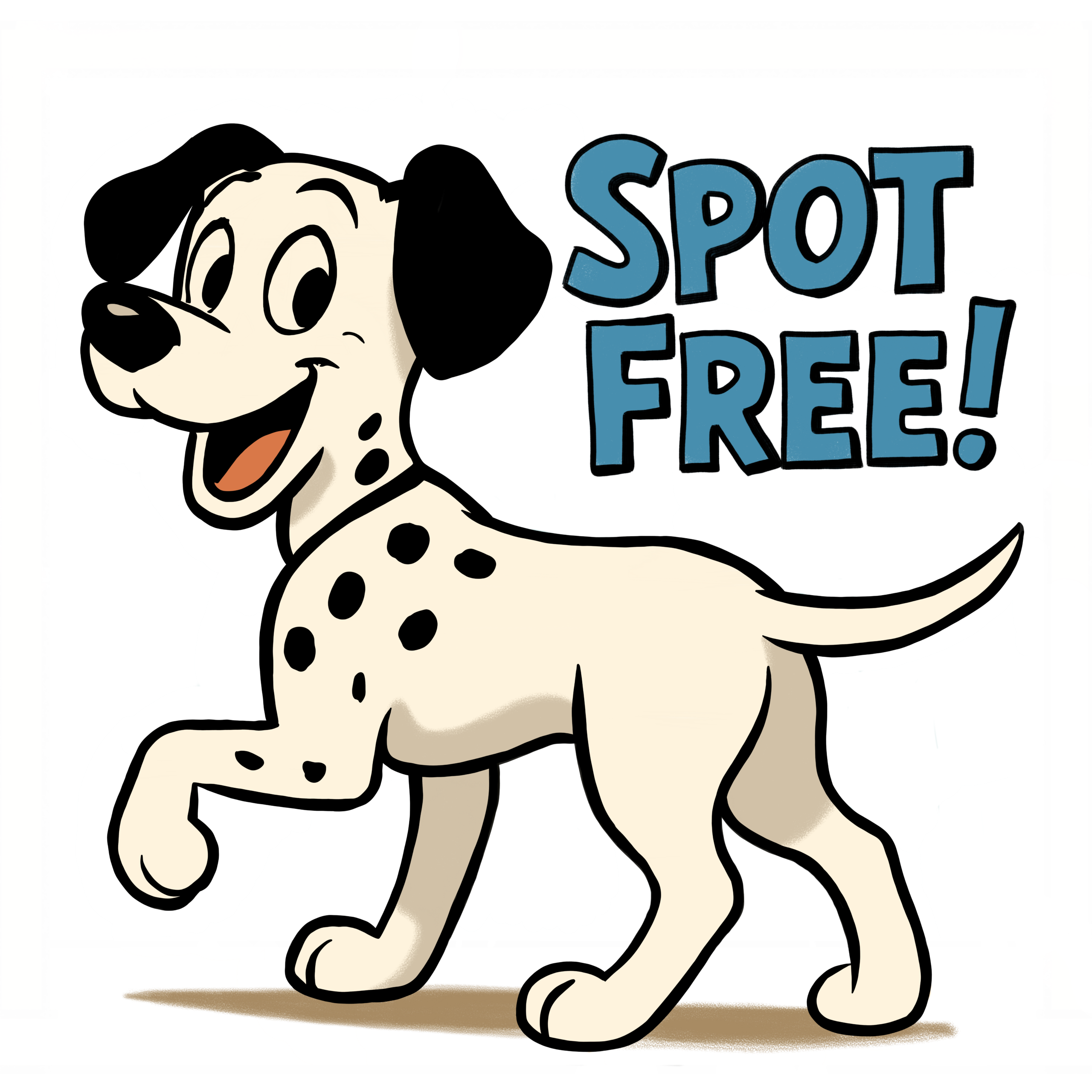 spotfree mascot dog version png