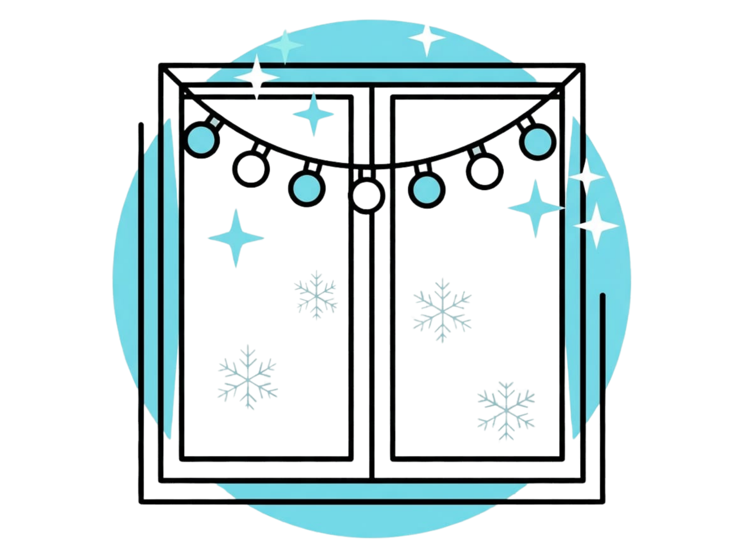 Professional holiday light installation and removal services icon in Oakland & East Bay California, United States Of America.