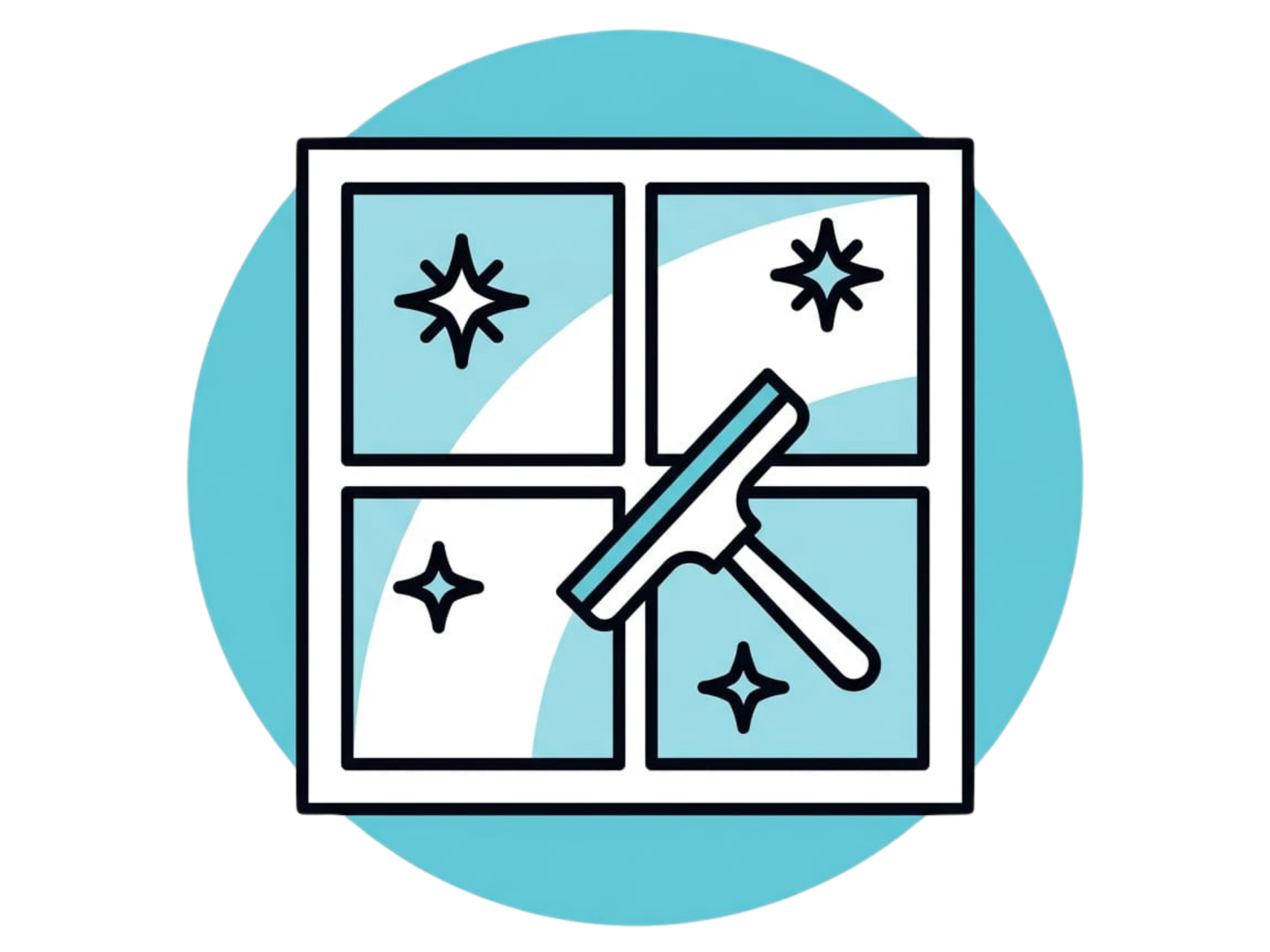 Commercial building window cleaning and maintenance services icon in Oakland & East Bay California, United States Of America.